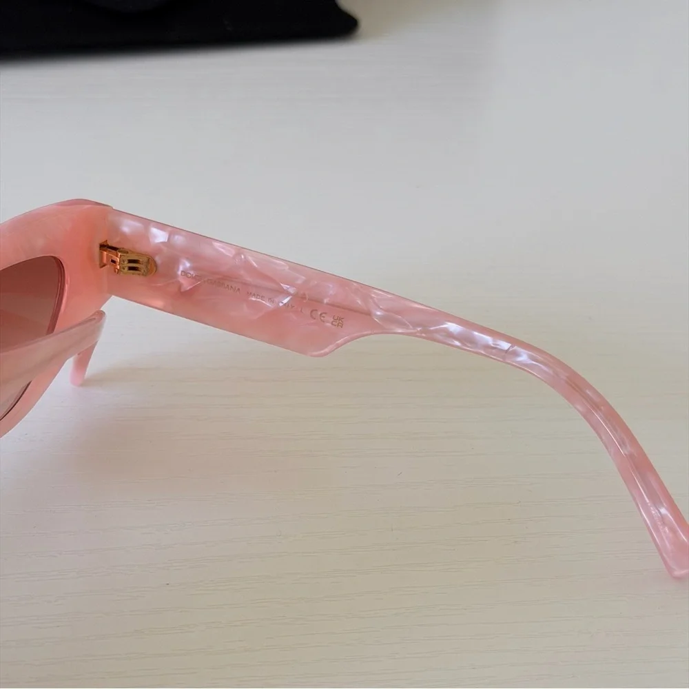 New! Dolce & Gabbana Pink Marble Sunglasses, DG4450 3231/13, Authentic